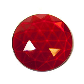Flatback Faceted Jewels   Dark Red large
