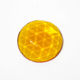 Flatback Faceted Jewels   Mid Amber small