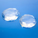 Flatback Faceted Jewels   Clear 2