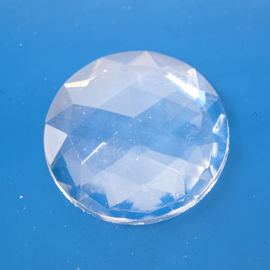 Flatback Faceted Jewels   Clear large