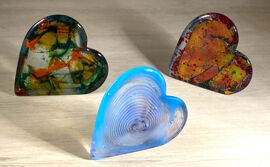 Heart paperweight lf226 2
