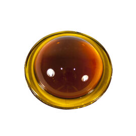 Fish eye amber large