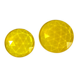 Yellow faceted