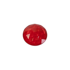Orange red faceted 4