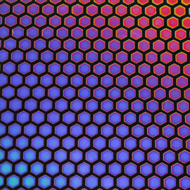 Crinklized honeycomb black 1
