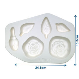 Roses & Leaves   Casting Mould