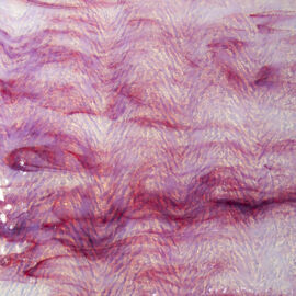 Uro by Yough Gold Pink & White Opal Herringbone