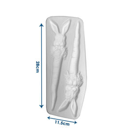 Bunny and Carrot Stake Casting Mould
