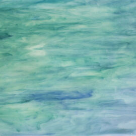 Luna - Green, Blue & White Wispy Iridescent