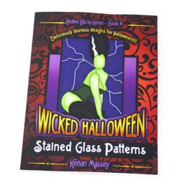 Wicked Halloween Stained Glass Patterns Book