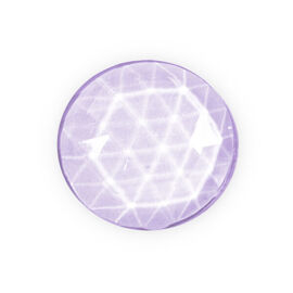 Flatback Round Faceted Jewels - Neon Orchid