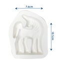 Unicorn Frit cast stand up mould