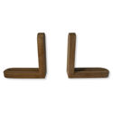 Hardwood Bookends 2