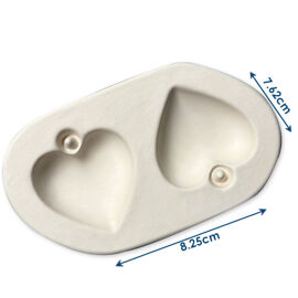 Two Hearts Ornaments Casting Mould