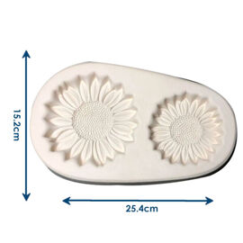 Two Small Sunflowers Casting Mould