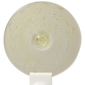 Handblown Roundels very light amber2