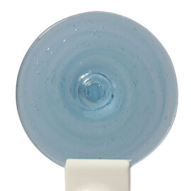 Handblown Roundels   Copper Blue White Background2