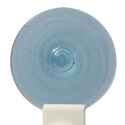 Handblown Roundels   Copper Blue White Background2