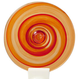 Handblown Roundels swirly red big2