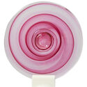 Handblown Roundels swirly pink big2