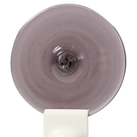 Handblown Roundels - Smokey Pale Purple