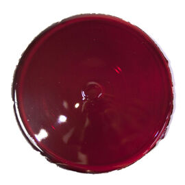 Pressed Glass Roundels - Ruby Red