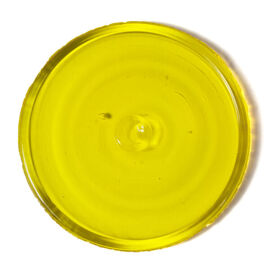Pressed Glass Roundels - Yellow