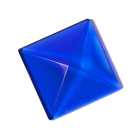 Pyramid Faceted Jewel - Cobalt