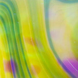 Emerald Green on Opal Art Lagoon - Oceanside 96 Dichroic