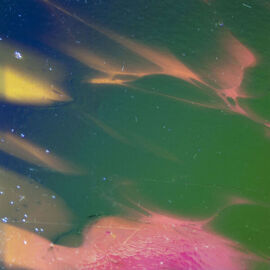 Rainbow 1 on Spirit Murano- Oceanside 96 Dichroic