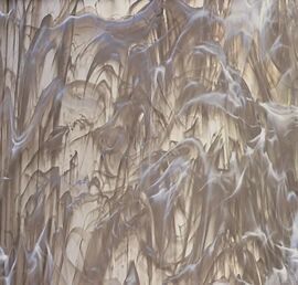 Oceanside Bronze & White Wispy FR - 30.5x30.5cm  - COE96