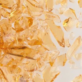 Pale Amber Frit - Transparent  COE96