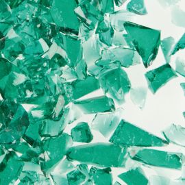 Teal Green Frit - Transparent  COE96