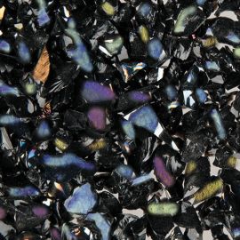 Black Iridescent Frit - Opal  COE96