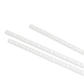 White & Clear twisted cane