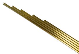 Cascade 3mm (1/8") Flat U Brass - Strip (per length - collection only)