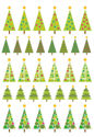 Christmas trees multi