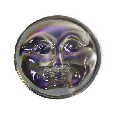 Flatback Iridescent moon face jewels