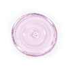 Pressed Glass Roundels - Selenium Pink