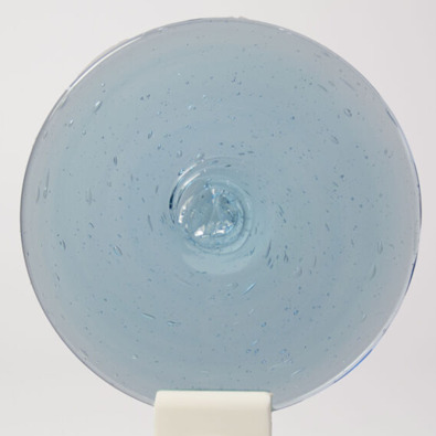 Handblown Roundels - Copper Blue