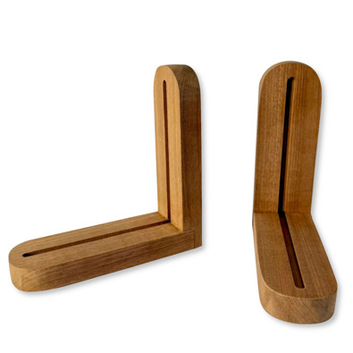 Hardwood Bookends