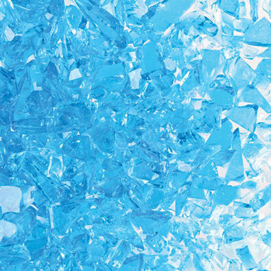 Sky Blue Frit - Transparent  COE96