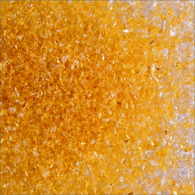 Medium Amber Frit - Transparent  COE96