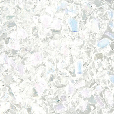 Clear Iridescent Frit - Transparent  COE96