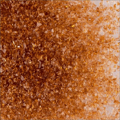 Dark Amber Frit - Transparent  COE96