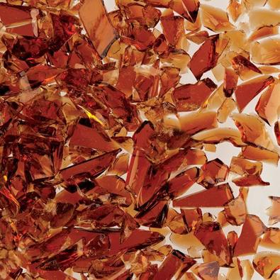 Dark Amber Frit - Transparent  COE96