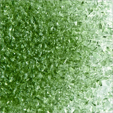 Light Green Frit - Transparent  COE96