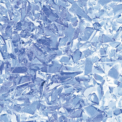 Pale Blue Frit - Transparent  COE96