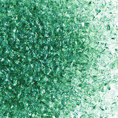 Teal Green Frit - Transparent  COE96