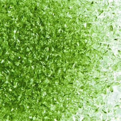 Moss Green Frit - Transparent  COE96